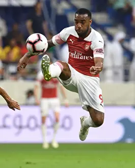 Al-Nasr Dubai SC V Arsenal 2018-19 Prints: Alexandre Lacazette in Action: Arsenal vs Al-Nasr Dubai SC, 2019