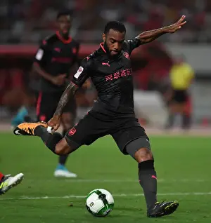 Alexandre Lacazette in Action: Arsenal vs Bayern Munich, Shanghai 2017