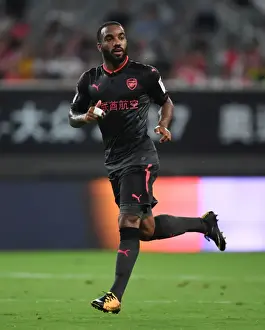 Alexandre Lacazette in Action: Arsenal vs Bayern Munich - Shanghai Pre-Season Clash 2017