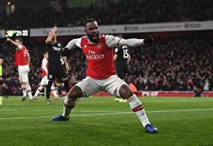 Alexandre Lacazette in Action: Arsenal vs Brighton, Premier League