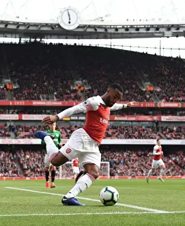Alexandre Lacazette in Action: Arsenal vs Brighton & Hove Albion, Premier League 2018-19