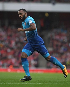 Arsenal V Benfica - Emirates Cup 2017-18 Prints: Alexandre Lacazette in Action: Arsenal vs SL Benfica, Emirates Cup 2017-18
