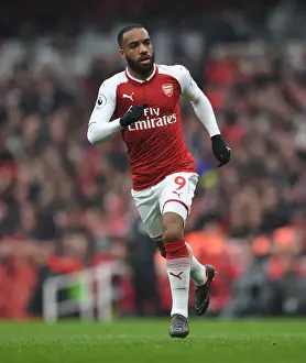 Alexandre Lacazette in Action: Arsenal vs Southampton, Premier League 2017-18