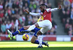 Alexandre Lacazette in Action: Arsenal vs Southampton, Premier League 2018-19