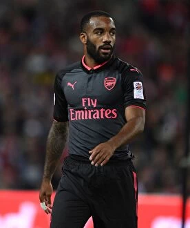Images Dated 13th July 2017: Alexandre Lacazette in Action: Arsenal vs Sydney FC (2017-18) - Pre-Season Friendly
