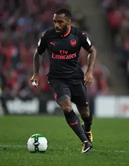 Sydney FC V Arsenal - 2017-18 Prints: Alexandre Lacazette in Action: Arsenal vs Sydney FC (2017-18)