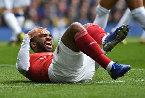 Alexandre Lacazette in Action: Everton vs. Arsenal, Premier League 2018-19