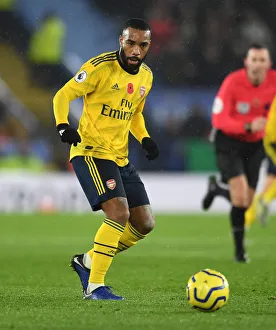 Alexandre Lacazette in Action: Leicester City vs. Arsenal, Premier League 2019-20
