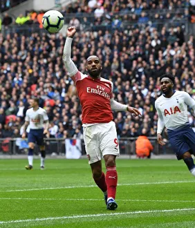Alexandre Lacazette in Action: Tottenhotpur vs. Arsenal, Premier League 2018-19