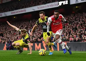 Alexandre Lacazette (Arsenal) Cedric Soares (Soton)