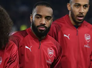 Brighton And Hove Albion V Arsenal 2018-19 Prints: Alexandre Lacazette: Arsenal Star Prepares for Brighton Clash