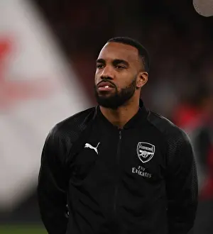 Arsenal V Stade Rennais 2018-19 Prints: Alexandre Lacazette: Arsenal's Europa League Determination - Arsenal v Stade Rennais