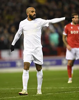 Alexandre Lacazette in FA Cup Action: Arsenal vs. Nottingham Forest (2021-22)