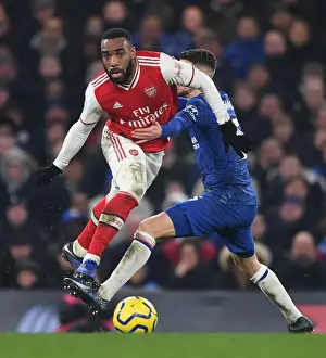 Alexandre Lacazette Outwits Jorginho: A Premier League Showdown at Stamford Bridge, 2019-20