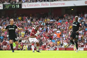 Arsenal V West Ham United 2017-18 Prints: Alexandre Lacazette Scores Arsenal's Fourth Goal Against West Ham United (April 2018)