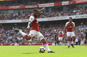 Arsenal V West Ham United 2017-18 Prints: Alexandre Lacazette Scores Arsenal's Third Goal Against West Ham United, April 2018