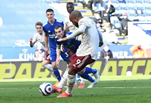 Leicester City V Arsenal 2020-21 Prints: Alexandre Lacazette Scores Arsenal's Second Goal vs Leicester City in Premier League