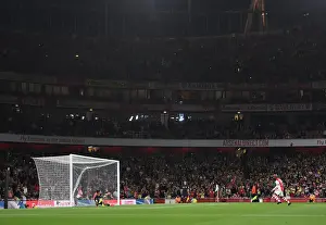 Arsenal V AFC Wimbledon 2021-22 Prints: Alexandre Lacazette Scores Penalty as Arsenal Advance in Carabao Cup: Arsenal v AFC Wimbledon 2021-22