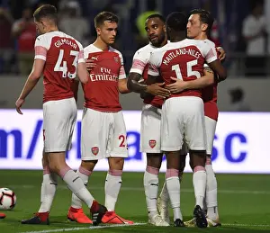 Al-Nasr Dubai SC V Arsenal 2018-19 Prints: Alexandre Lacazette Scores Second Goal: Al-Nasr Dubai SC vs. Arsenal (2018-19)