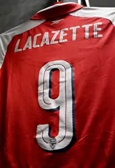 Alexandre Lacazette's Arsenal Shirt in Arsenal Changing Room Before Sydney Match (2017)