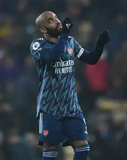 Norwich City V Arsenal 2021-22 Prints: Alexandre Lacazette's Brace: Arsenal's 4-0 Domination of Norwich City