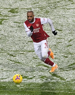 Images Dated 3rd January 2021: Alexandre Lacazette's Brilliant Performance: Arsenal's Win Against West Bromwich Albion in