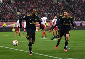 Olympiacos V Arsenal 2019-20 Prints: Alexandre Lacazette's Goal: Arsenal's Victory Over Olympiacos in Europa League Round of 32 (First Leg)