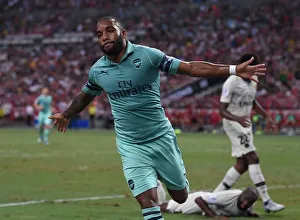 Alexandre Lacazette's Stunning Goal: Arsenal's Victory over Paris Saint-Germain in 2018 International Champions Cup, Singapore
