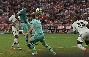 Arsenal V PSG Pre Season Friendly 2018-19 Prints: Alexandre Lacazette's Stunning Goal: Arsenal Upsets Paris Saint-Germain in 2018 Pre-Season Clash