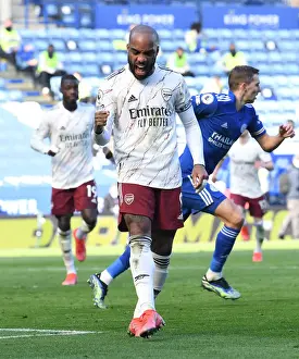 Leicester City V Arsenal 2020-21 Prints: Alexandre Lacazette's Thrilling Second Goal: Leicester City vs Arsenal