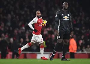 Arsenal V Manchester United 2017-18 Prints: Alexandre Lacazette's Thrilling Winner: Arsenal vs Manchester United