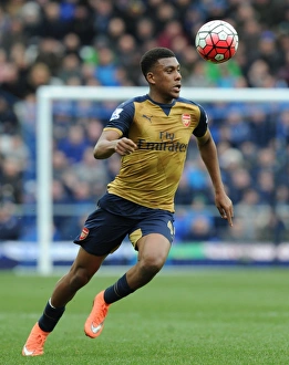 Everton V Arsenal 2015-16 Prints: Alexis Iwobi in Action: Everton vs Arsenal, Premier League 2015-16