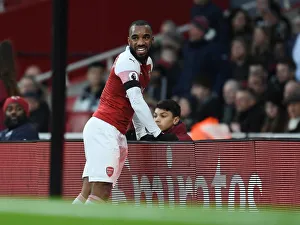 Alexis Lacazette in Action: Arsenal vs. Fulham (Premier League 2018-19)
