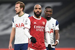 Tottenham Hotspur V Arsenal 2020-21 Prints: Alexis Lacazette in Action: Arsenal vs