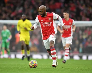 Alexis Lacazette in Action: Arsenal vs. Brentford, Premier League 2021-22