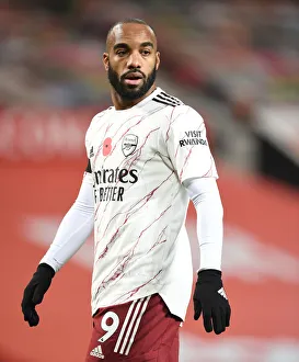 Alexis Lacazette at Old Trafford: 2020-21 Premier League Match Amidst Coronavirus Restrictions (Manchester United vs Arsenal)