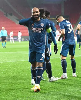 Alexis Lacazette Scores as Arsenal Advance in Europa League Quarterfinals Against Slavia Praha (Prague, 2021)