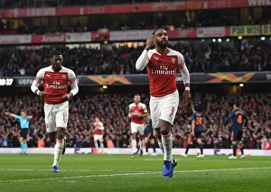 Alexis Lacazette Scores in Arsenal's Europa League Semi-Final Victory over Valencia