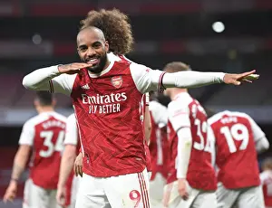 Alexis Lacazette Scores in Empty Emirates: Arsenal's Second Goal Against Tottenham Hotspur (2020-21)