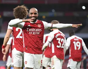 Alexis Lacazette Scores in Empty Emirates: Arsenal's Second Goal vs. Tottenham Hotspur, Premier League 2020-21