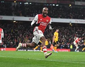 Alexis Lacazette Scores His Second: Arsenal's Victory Over Wolverhampton Wanderers in the Premier League 2021-22 - Arsenal's Star Forward Secures Win for The Gunners