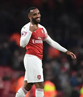 Arsenal V Newcastle United 2018-19 Prints: Alexis Lacazette Scores His Second: Arsenal's Victory Over Newcastle United