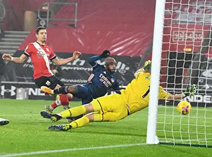 Alexis Lacazette Scores Third: Arsenal's Triumph at Empty St. Mary's Stadium, Premier League 2021