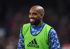 Alexis Lacazette Shares a Laugh with Arsenal Fans Amidst Chelsea Rivalry