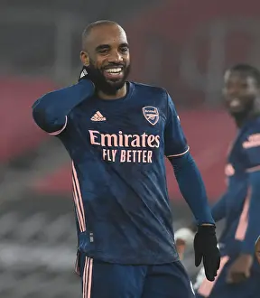 Southampton V Arsenal 2020-21 Prints: Alexis Lacazette's Hat-Trick: Arsenal's 3-0 Victory Over Southampton Amidst Empty St