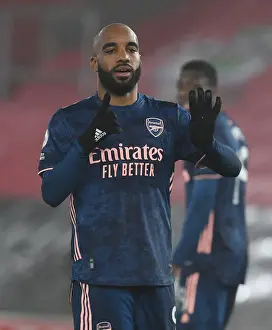 Southampton V Arsenal 2020-21 Prints: Alexis Lacazette's Hat-Trick: Arsenal's 3-0 Victory at Empty St
