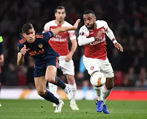 Alexis Lacazette's Powerful Performance: Arsenal's Europa League Semi-Final Battle Against Valencia