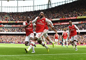 Arsenal v Burnley 2019-20 Collection: Alexis Lacazette's Thrilling Goal: Arsenal's Victory Over Burnley (2019-20)