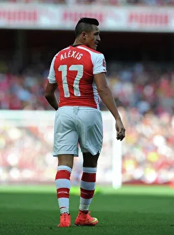 Pre Season Prints: Alexis Sanchez: In Action for Arsenal Against AS Monaco, Emirates Cup 2014