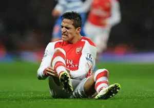 Arsenal V Queens Park Rangers 2014-15 Prints: Alexis Sanchez: In Action for Arsenal Against Queens Park Rangers (2014-15)